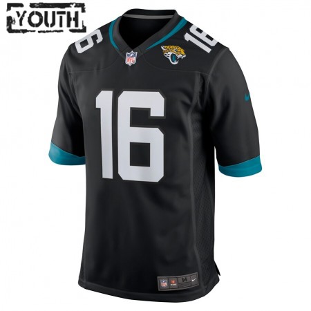 Jacksonville Jaguars Tröjor Trevor Lawrence 16 Nike Svart 2021 NFL Draft - Barn Jacksonville Jaguars Tröjor Trevor Lawrence 16 Nike Svart 2021 NFL Draft - Barn